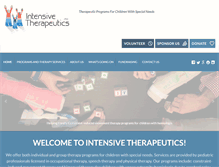 Tablet Screenshot of intensivetherapeutics.org